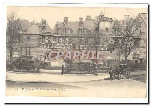 Paris (5eme) Ansichtskarte AK Le musee de Cluny