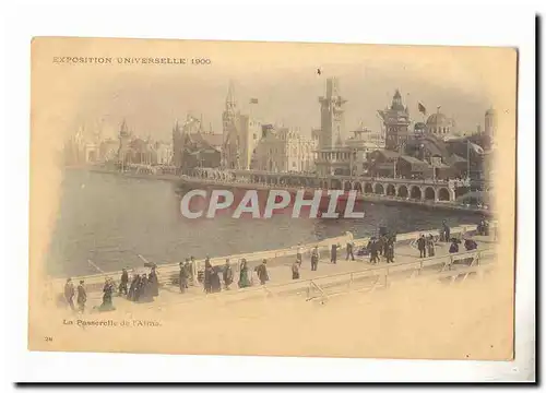 Paris (8eme) Ansichtskarte AK Le pont de l&#39Alma Exposition universelle 1900