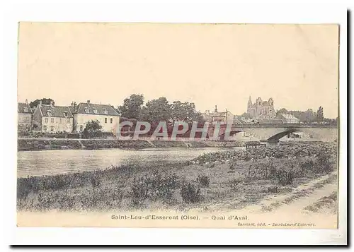 Saint Leu d'Esserent Cartes postales Quai d'aval