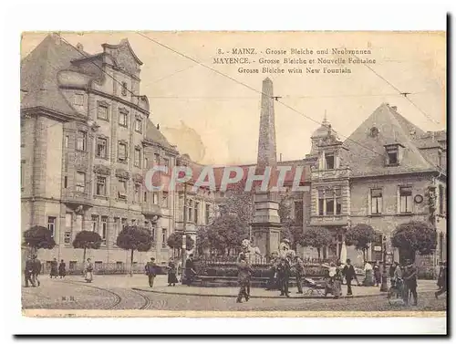 Mayence Mainz Cartes postales Grosse Bleiche et nouvelle fontaine