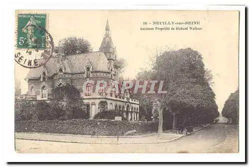 Neuilly sur SEine Ansichtskarte AK Ancienne propriete de Richard Wallace