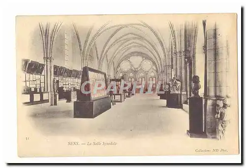 Sens Cartes postales La salle synodale