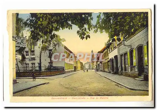 Germersheim Cartes postales Markstrasse Rue du marche