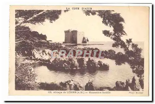 Abbaye de Lerins Cartes postales Monastere fortifie