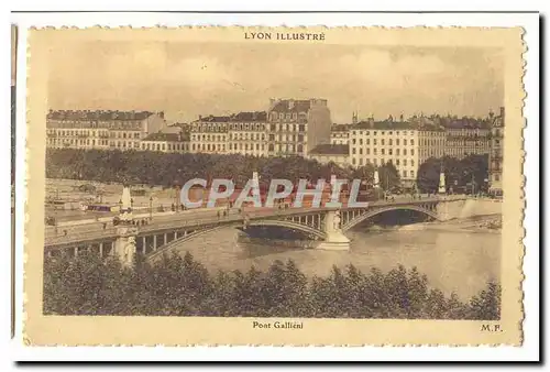 Lyon Ansichtskarte AK Pont Gallieni