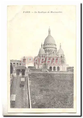 Paris (18eme) Cartes postales La basilique de Montmartre