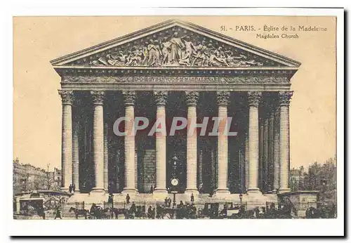 Paris (8eme) Ansichtskarte AK Eglise de la Madeleine