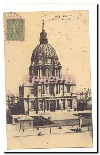 Paris (7eme) Ansichtskarte AK Le Dome des Invalides