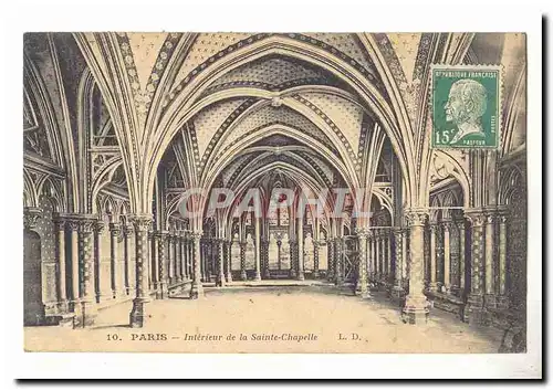 Paris (1er) Ansichtskarte AK Interieur de la SAitne Chapelle