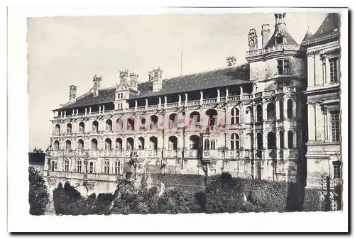 Blois Moderne Karte Chateau La facade des loges style Renaissance italienne