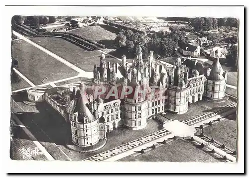 chambord Cartes postales Vue aerienne Le chateau