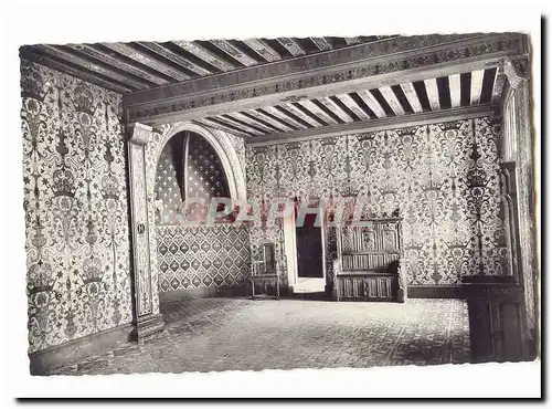 Blois Cartes postales moderne Le chateau Le chambre d&#39Henri II ou le duc de guise mourut execute