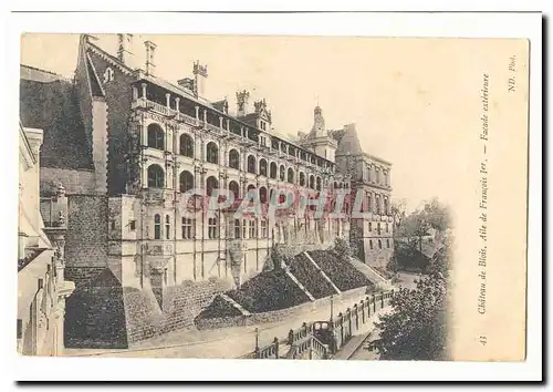 Blois Ansichtskarte AK Le chateau Aile de Francois 1er Facade exterieure