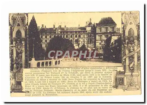 Blois Cartes postales Le chateau