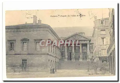 Poitiers Ansichtskarte AK Facade du palais de justice