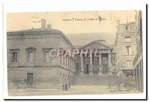 Poitiers Cartes postales Facade du palais de justice