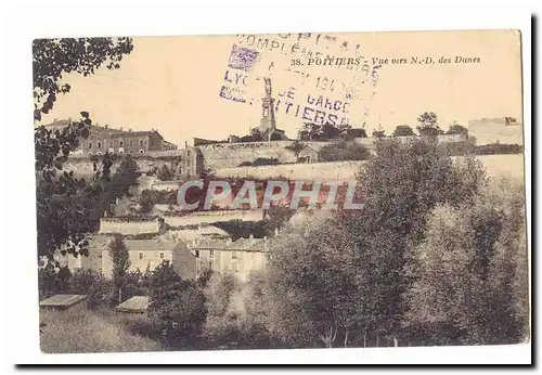 Poitiers Cartes postales Vue vers ND des Dunes