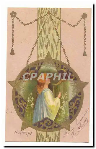 Cartes postales Voeux Fantaisie