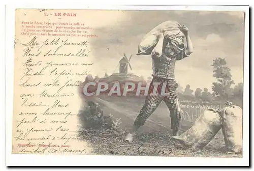 Cartes postales Boulanger Le pain