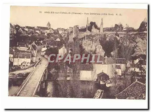 Angles sur l&#39Anglin Cartes postales vue generale (cote sud)