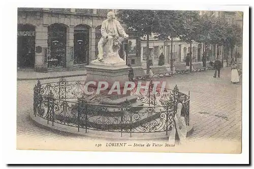 Lorient Ansichtskarte AK Statue de Victor Hugo