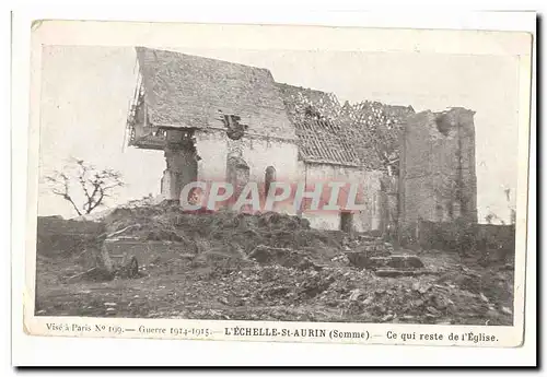 L&#39echelle St Aurin Cartes postales Ce qui reste de l&#39eglise