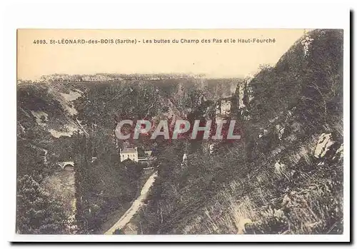 Saint Leonard des Bois Cartes postales Les buttes du champ des pas et le haut Fourche