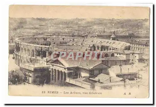 Nimes Cartes postales Les arenes vue generale