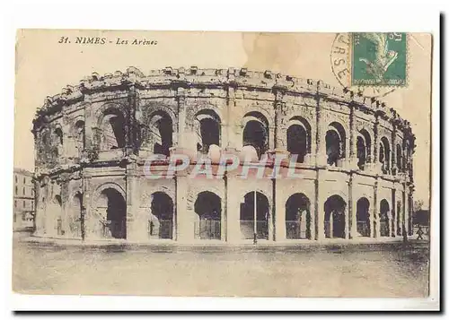 Nimes Cartes postales Les arenes