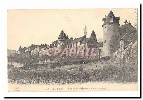 Autun Cartes postales Tours de defense du moyen age