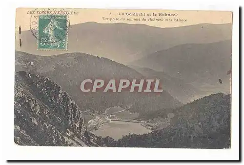 La Schlucht et le Hohneck Ansichtskarte AK Vue prise du sommet du Honeck vers l&#39Alsace