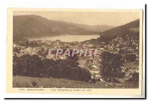 Gerardmer Ansichtskarte AK Vue generale avec le lac