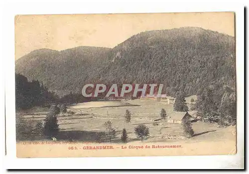 Gerardmer Cartes postales Le cirque de Retournemer