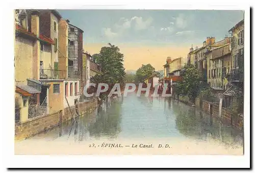 Epinal Cartes postales Le canal