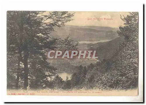 Les hautes Vosges Ansichtskarte AK La vallee des lacs Vue prise en montant au Hoheneck