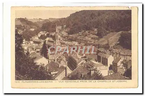 Plombieres les Bains Ansichtskarte AK Vue generale prise de la chapelle St Goseph