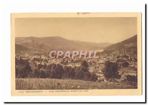 Gerardmer Cartes postales Vue generale avec le lac