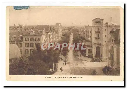 Vittel Cartes postales Avenue Ambroise Bouloumie