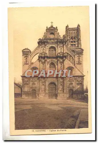 Auxerre Cartes postales Eglise St Pierre