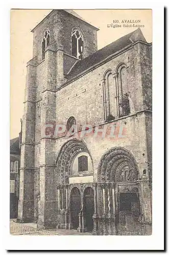 Avallon Cartes postales L&#39eglise Saint Lazare