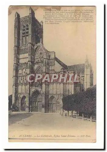 Auxerre Cartes postales La cathedrale eglise Saint Etienne