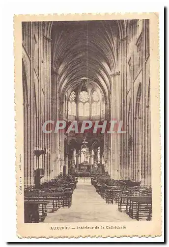 Auxerre Ansichtskarte AK Interieur de la cathedrale