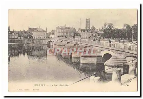 Auxerre Ansichtskarte AK Le pont Paul Bert