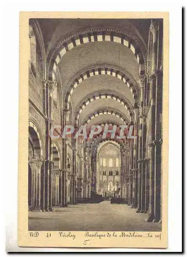 Vezelay Cartes postales Basilique de la Madeleine