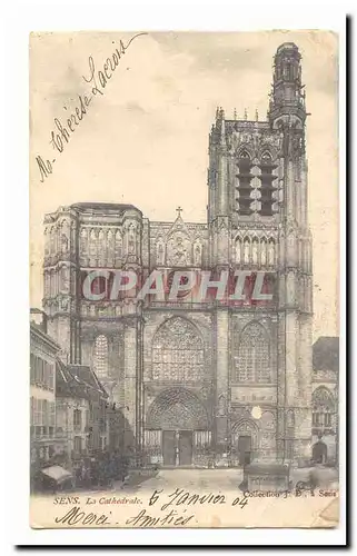 Sens Cartes postales La cathedrale