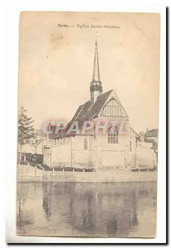 Sens Ansichtskarte AK Eglise Saint Maurice