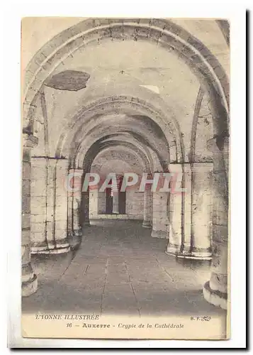 Auxerre Cartes postales Crypte de la cathedrale