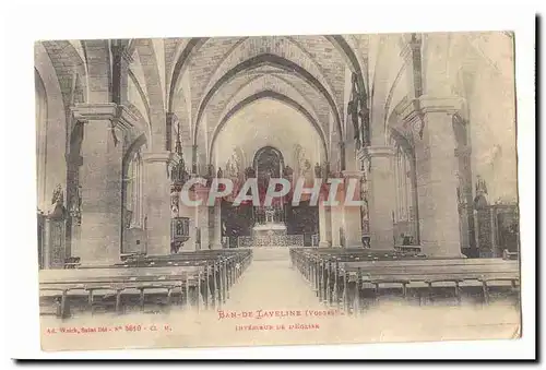 Ban de Laveline Cartes postales Interieur de l'eglise
