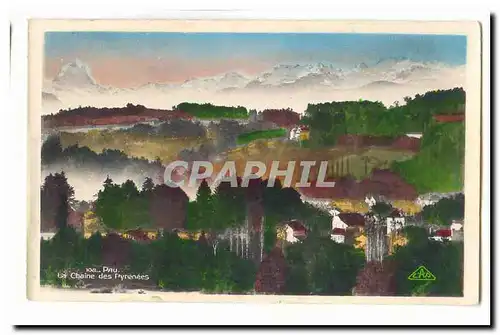 Pau Cartes postales La chaine des Pyrenees