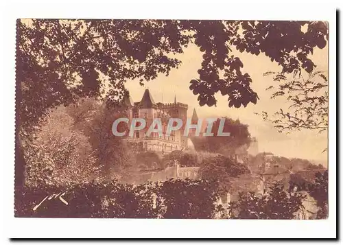 Pau Cartes postales Le chateau Henri IV vu du parc national